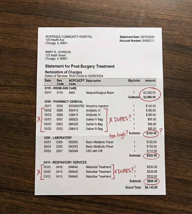 Aggregated claims data visualization